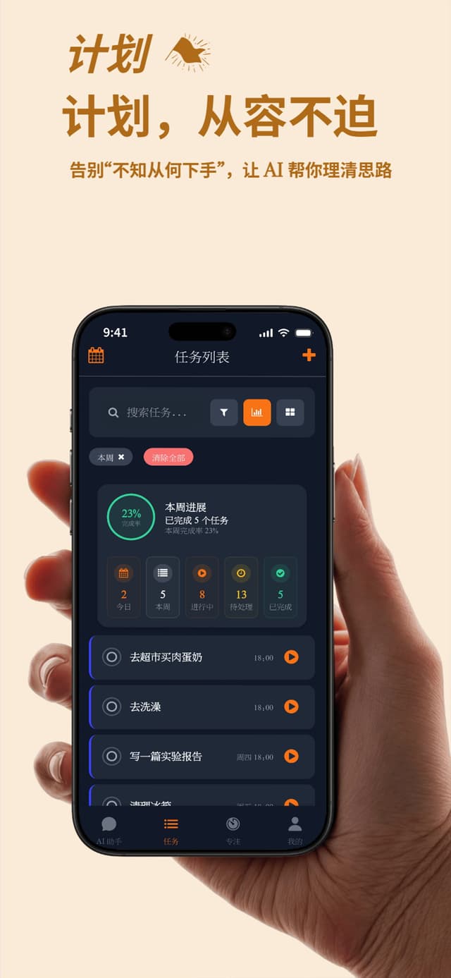 Intelligent task management system for ADHD productivity